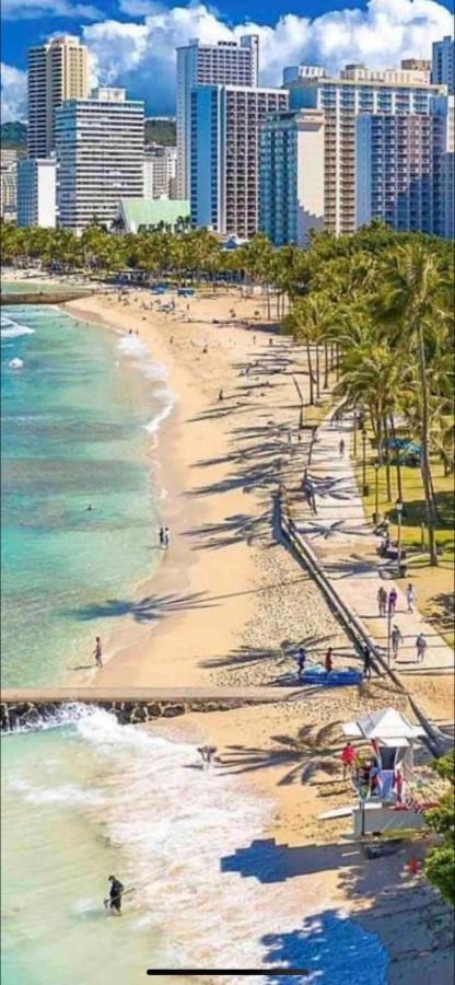 Waikiki Condo 2 Bedrooms 2 Bathrooms With 1 Free Parking Space 檀香山 外观 照片